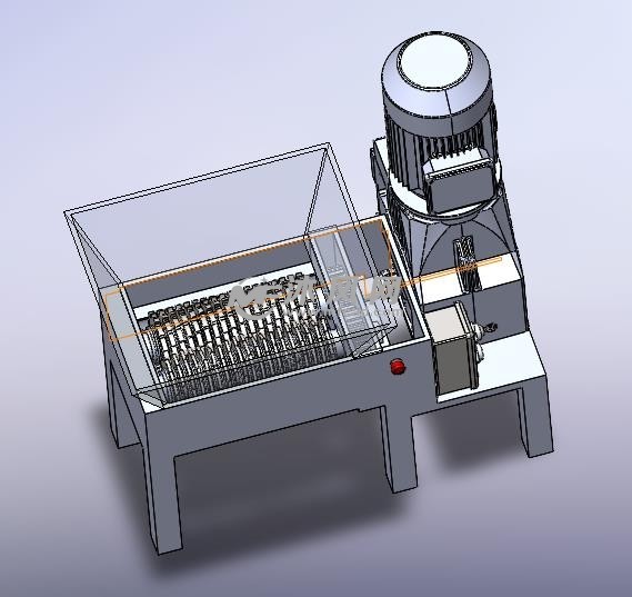 塑料破碎機SW圖紙 工程機械與建筑機械設計資源